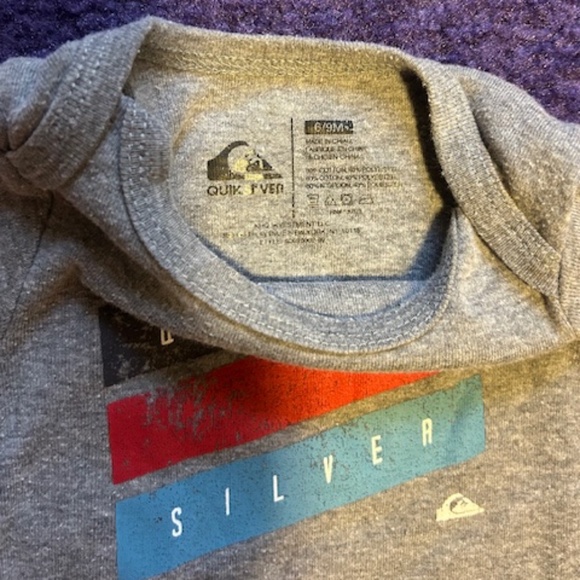 Quick Silver baby onesie - 6/9 Months - Picture 3 of 4